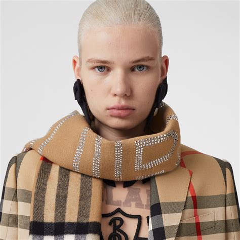 burberry crystal scarf|Burberry scarves official site.